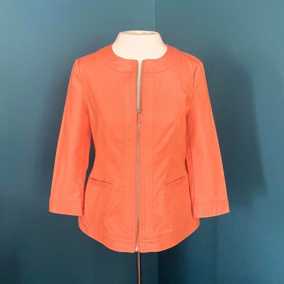 Light Orange Rafaella Jacket - Picture 1 of 5
